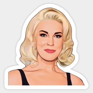 Hannah Waddingham Cartoon Sticker